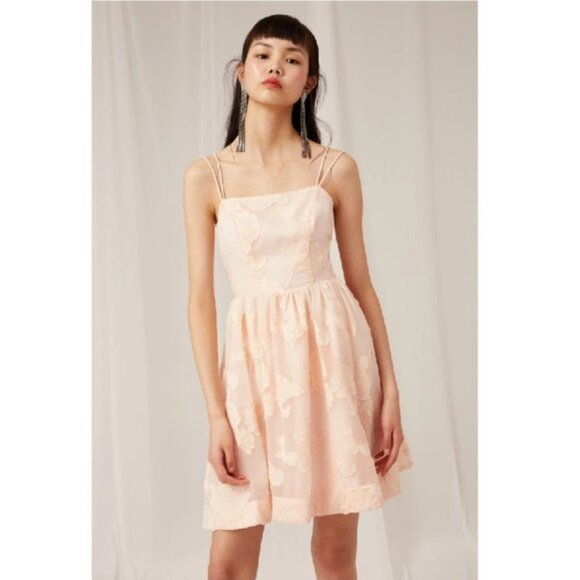 Keepsake The Label Offset Mini Dress Blush - Picture 2 of 6